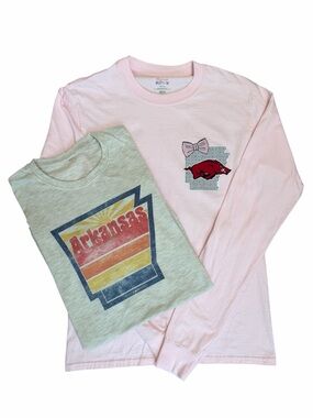 Women’s Arkansas T Shirts Size Small (Set of 2)